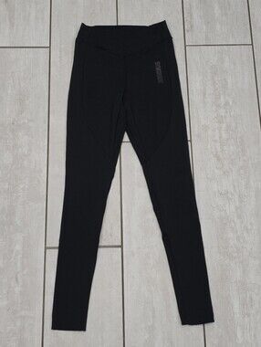 GYMSHARK Lustre Leggings Black Graphic Logo